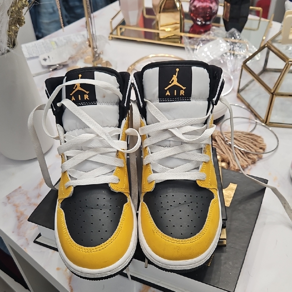 Kids Shoes - Black, White, and Yellow
